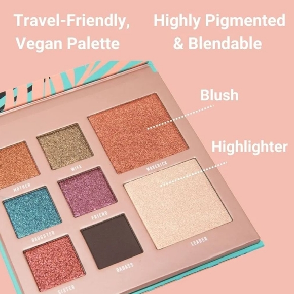 Bossy Cosmetics Beauty Meets Drive Vegan Blush, Highlighter and Eyeshadow.. - Picture 2 of 3